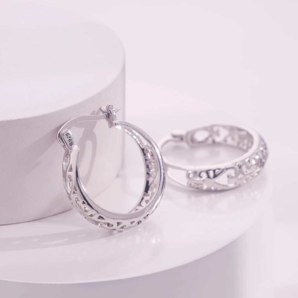 925 Silver Lady Silk Earrings High-Grade Luxury Jewelry Elegant Sexy Fashion Trend