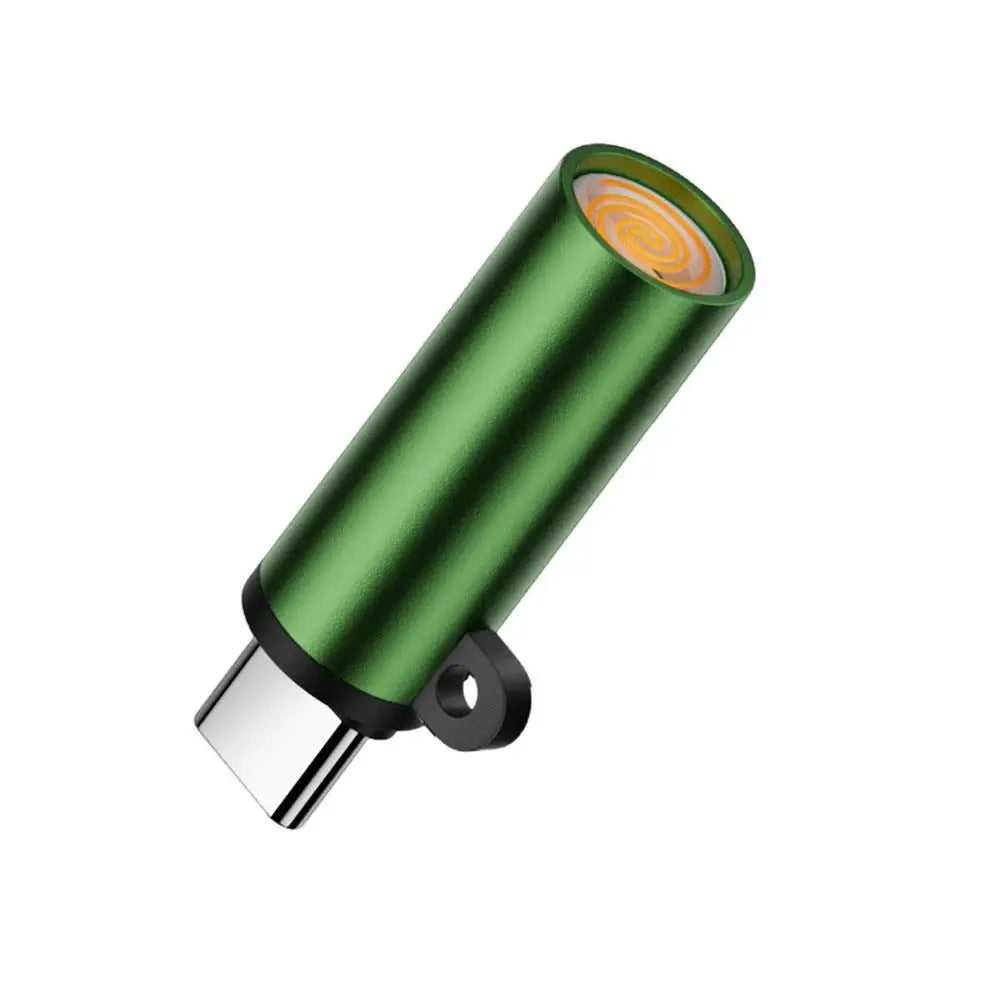 Flameless Type-C Cigarette Lighter Windproof No Need Charging Portable USB-C Lighter Fast Ignition Safe Blowing Air Lighter