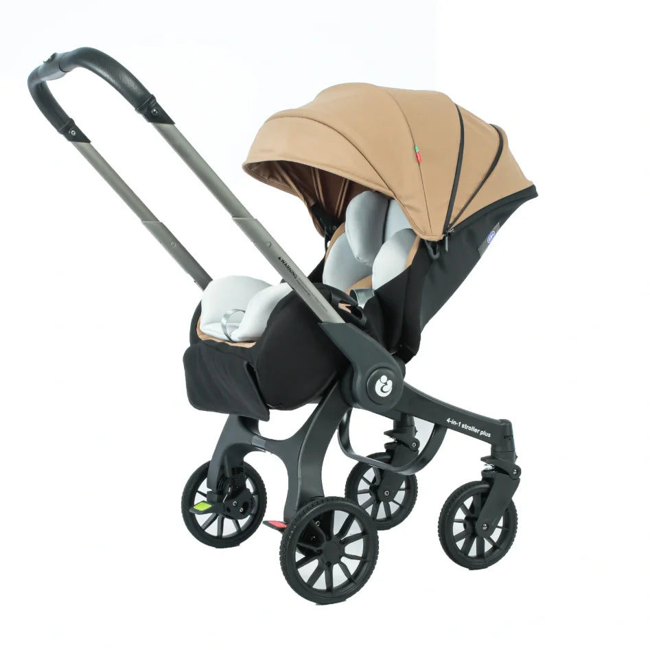 EU in Stock 4In1 Baby Stroller, Multifunctional Stroller Foldable with Car Seat Baby