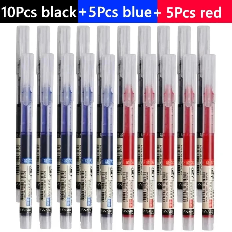 3-102Pcs Straight Liquid Needle Tip Gel Pens