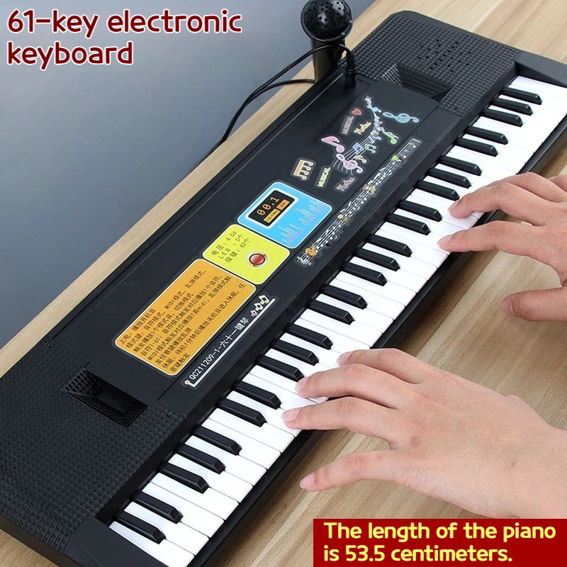 37/61-Key Digital Piano Keyboard for Kids – Portable Music Toy, Beginner Learning Instrument, Educational Gift for Boys Girls
