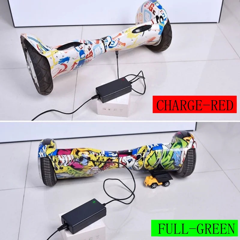36V Smart Lithium Battery Charger DC42V 2A 5.5x2.1mm For 10 Series 36V 8AH 9AH 10AH 12AH 20AH With Led Indicator EU US Plug
