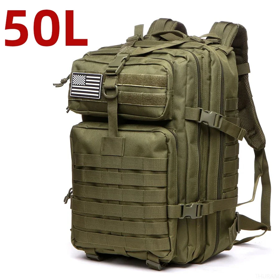 25L/50L Sturdy Nylon Waterproof Tactical Sports Trekking