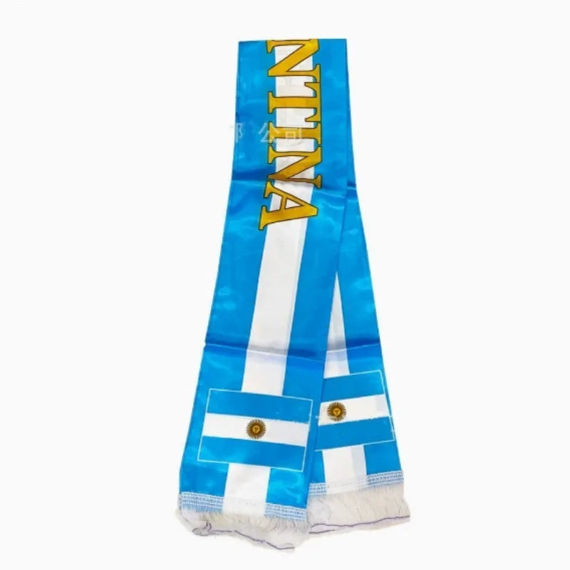 2026 Football Scarves: Brazil, Argentina, Germany, Spain, France, USA, Mexico, Canada