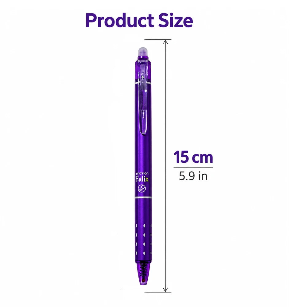 0.5mm Retractable Erasable Gel Pen with 40Pen