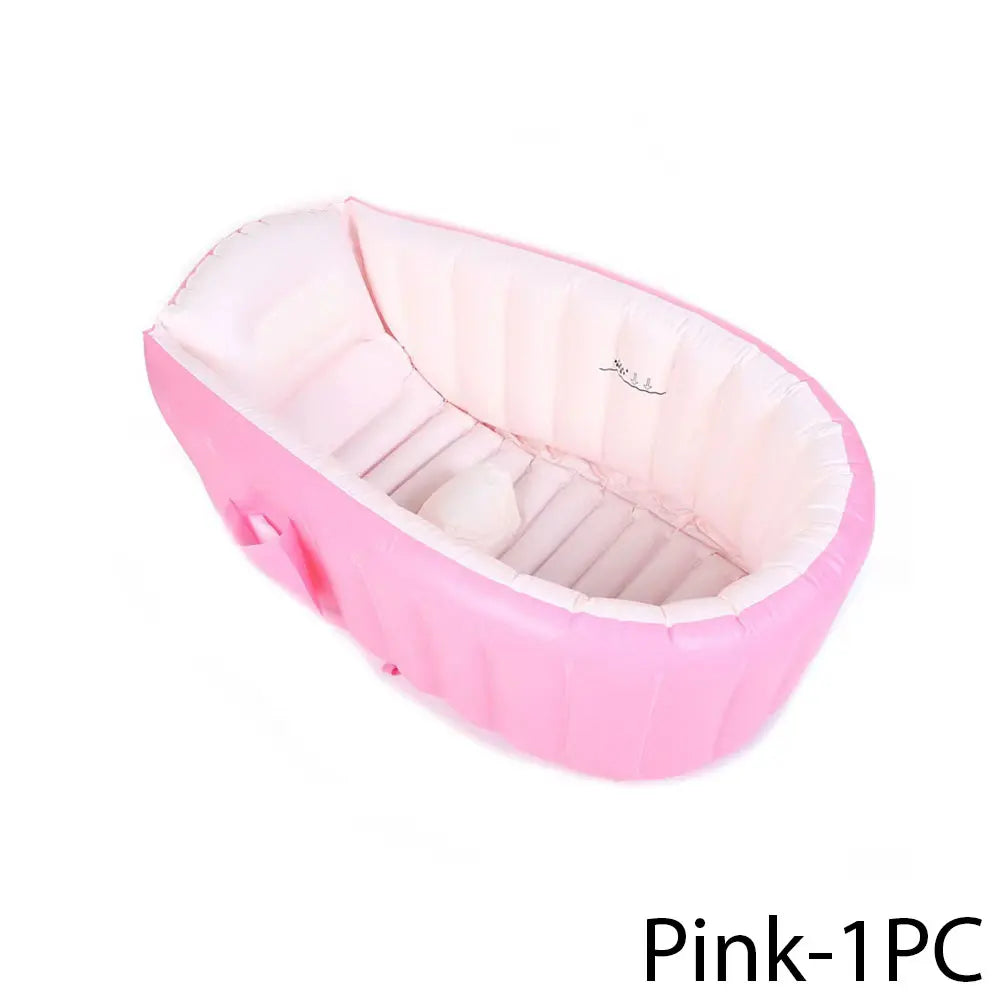 Inflatable Baby Bathtub with Air Pump Portable Foldable