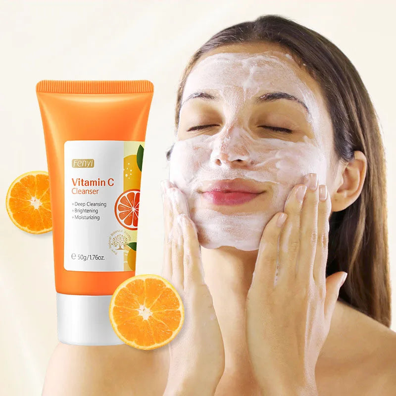 Vitamin C Sakura Facial Cleanser Face Wash Foam