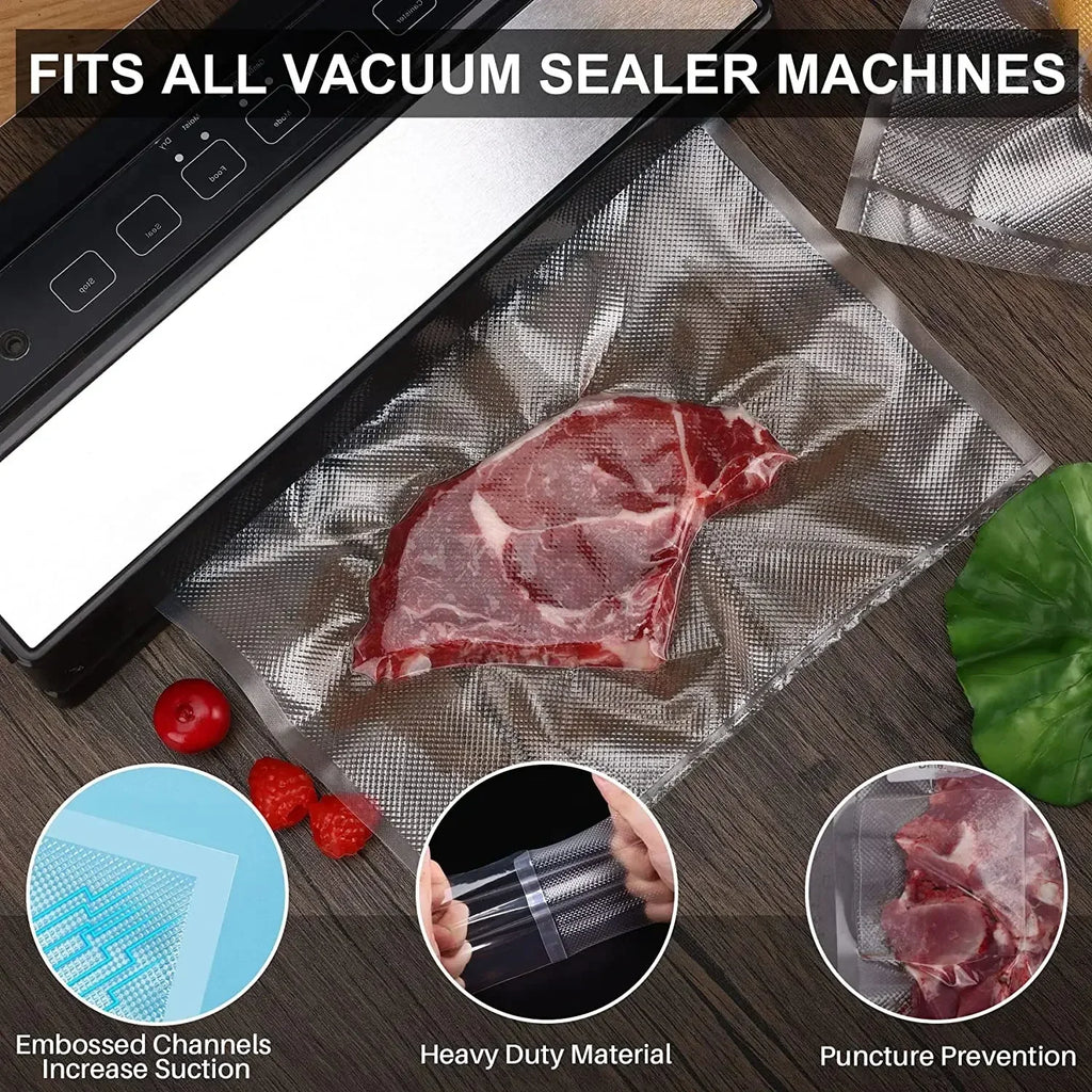 50pcs/Lot BPA-Free Food Vacuum Plastic Sealing Bags