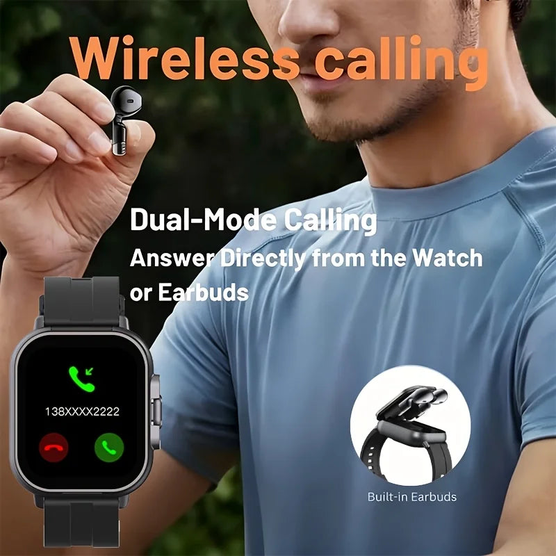 This Smartwatch Features a 2.01-Inch Square Full-Touchscreen Display