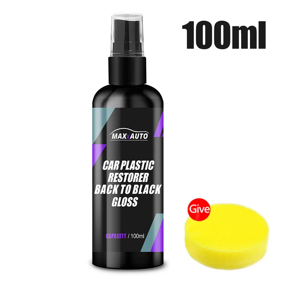 Auto Plastic Restorer Back To Black Gloss Car Cleaning Products Autos Polish And Repair Coating Renovator For Cars Detailing