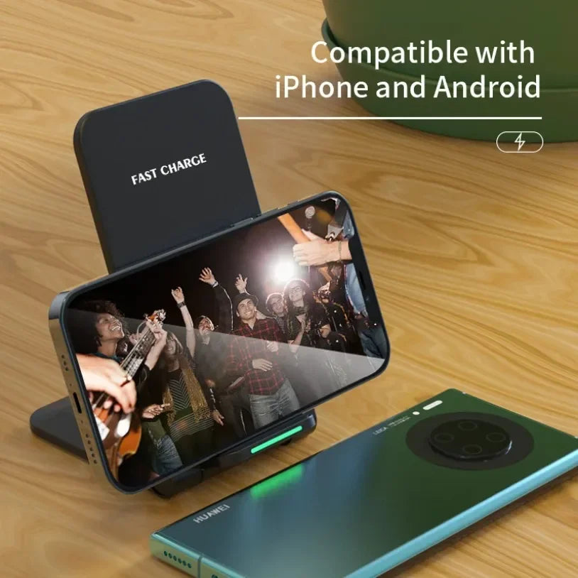 65W Fast Wireless Charger Phone Holder