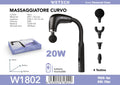 Percussion Deep Tissue Massage Gun 20W 28W Rechargeable Muscle Massager 4 Heads 3200-3600RPM For Gym Neck Back