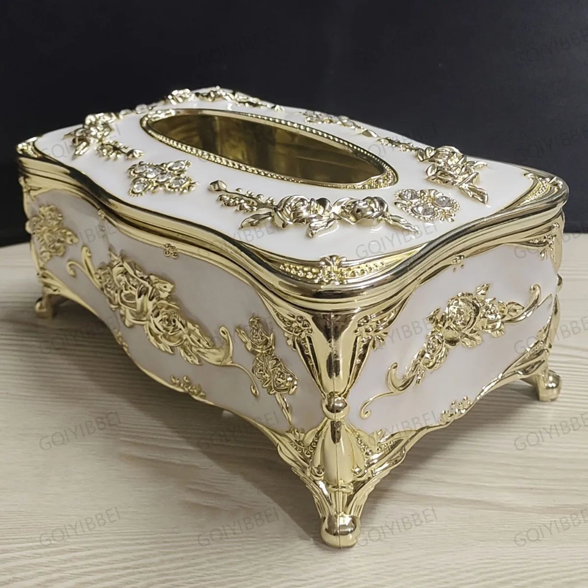 European Desktop Decoration Storage Box Kitchen, Living Room, Office, Dining Room, Hotel Tissue Box/Toothpick Holder