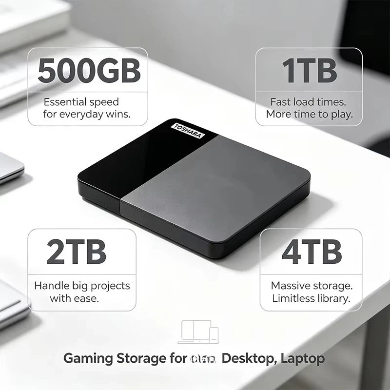 TOSHARA B3 2.5 Inch Canvio Ready USB3.0 Portable External HDD