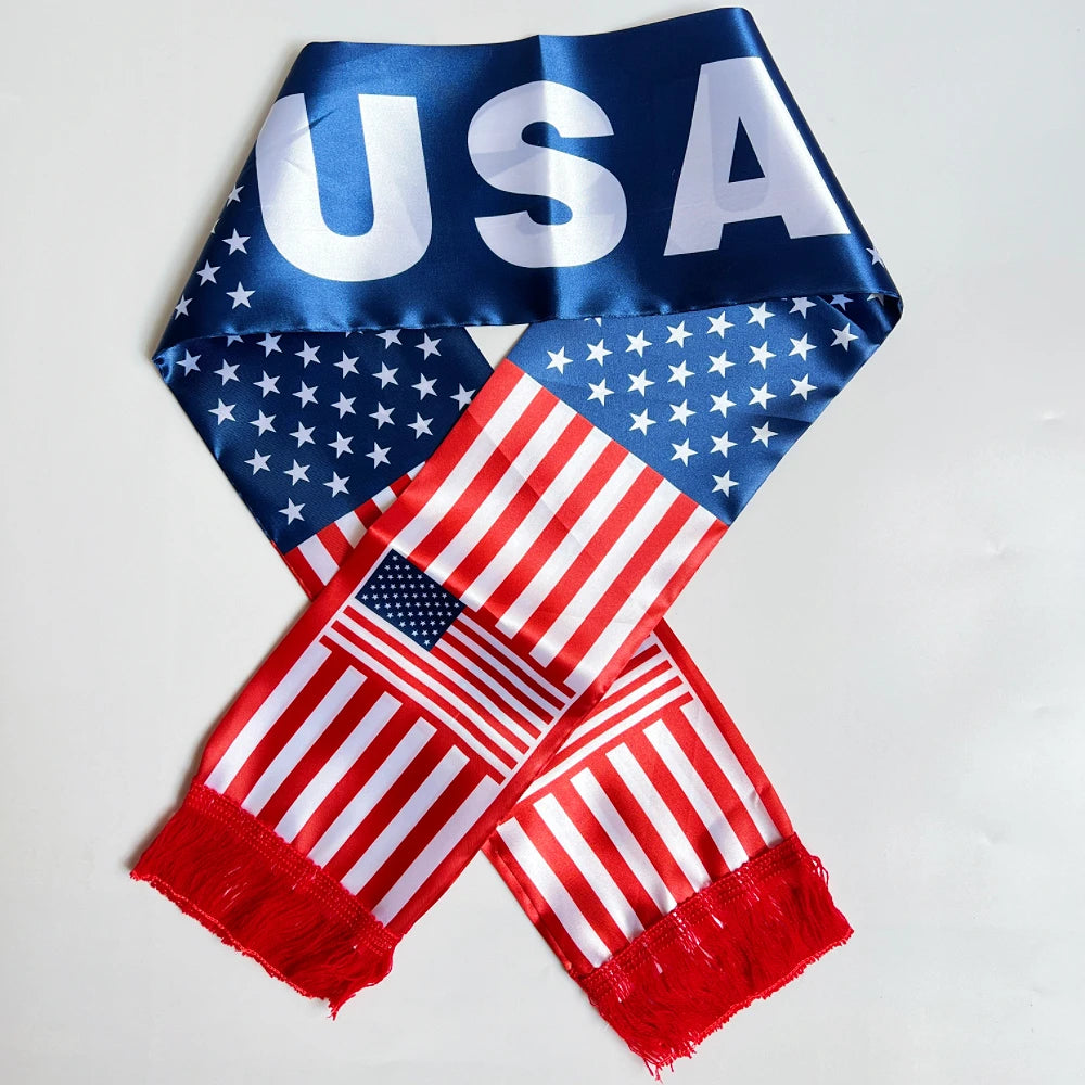 2026 Haiti  NorwayCountries Flag Scarf14x135cm Double-sided