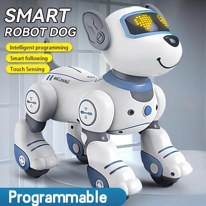 Interactive RC Robot Dog, Programmable Auto-Following Electronic Pet,
