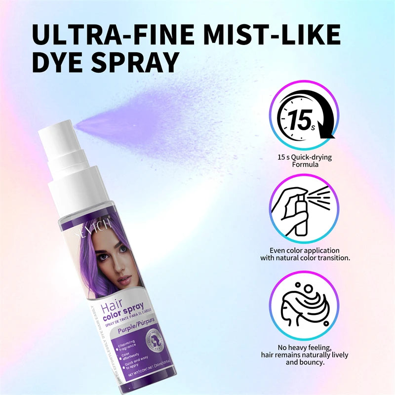 Temporary Hair Color Spray One-Time Hair Dyeing Instant