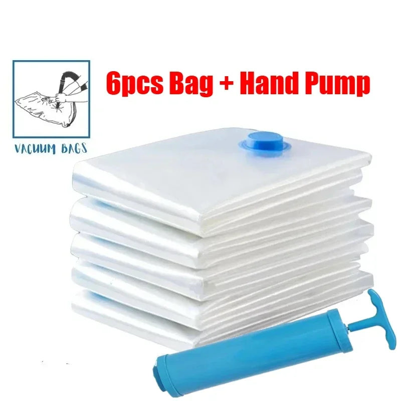 Vacuum Bag with Valve or Pump for Clothes Storing