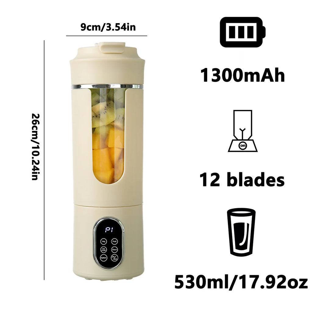 New 530ml Portable Juicer Wireless USB Charging