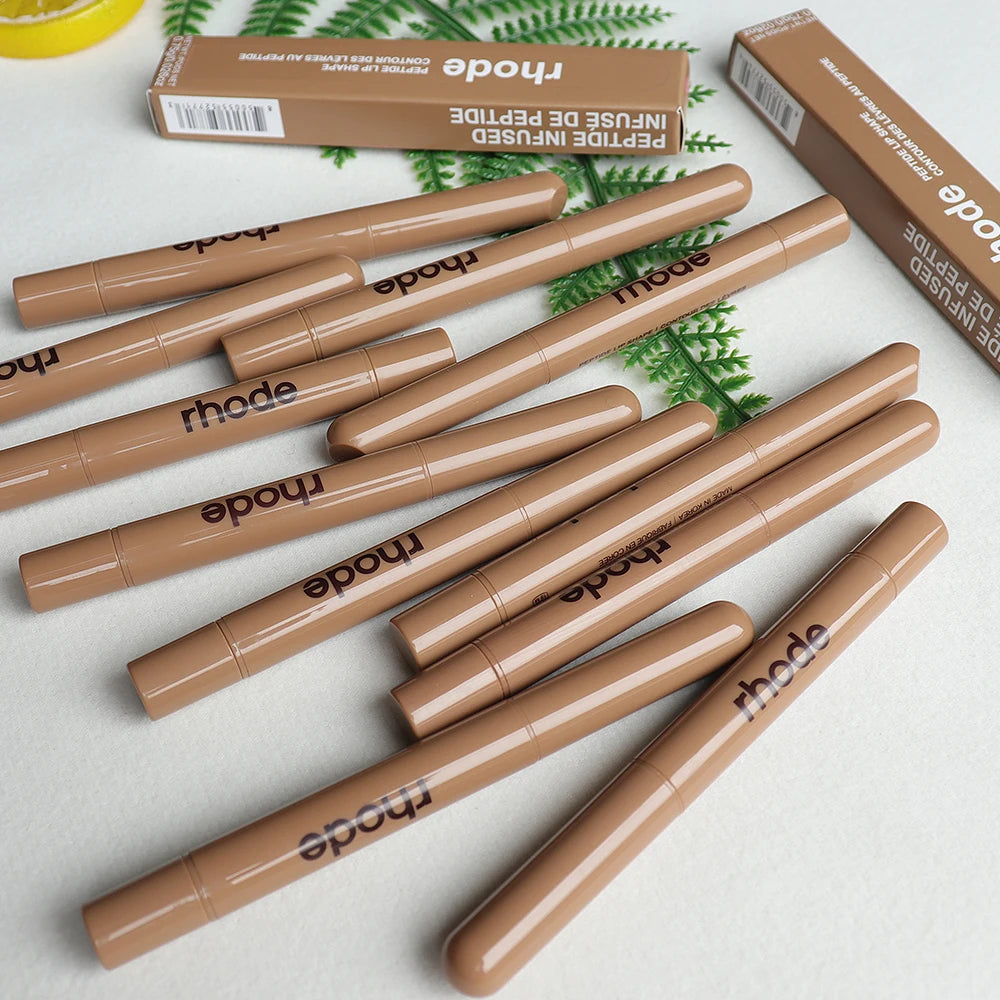 Rhode Skin Peptide Lip Shape Pen Lip Liner Long Lasting Lip Tint Pencil Pen Makeup Lipstick Powder Blusher Gloss Rouge Makeup
