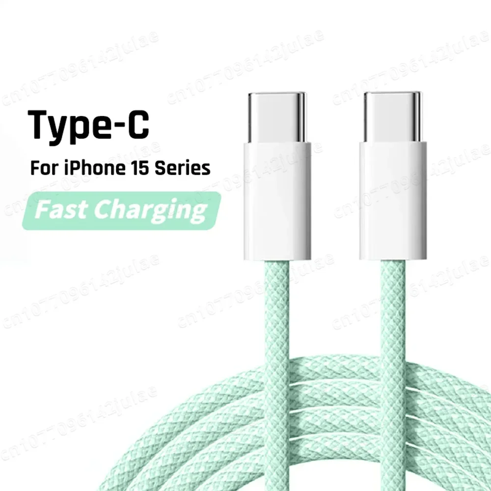 Original PD 60W Fast Charger 6A USB C to Type C Cable For iPhone 15 16 17 Pro MAX Quick Charging For Samsung S26 Xiaomi Cable