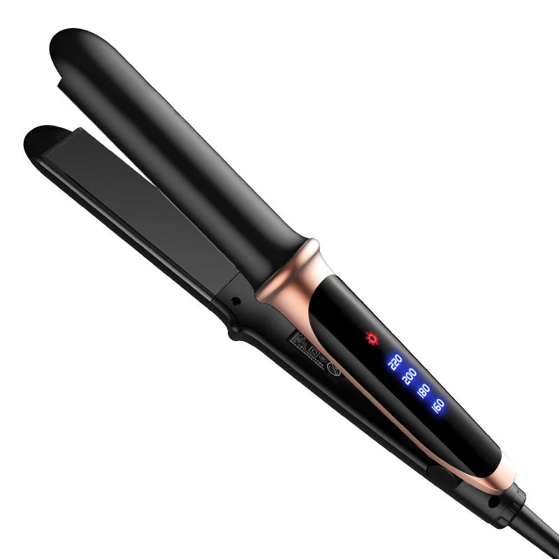 Professional 2 In 1 Hair Straightener Curler Flat Iron Dual Use Hair Styling Tool