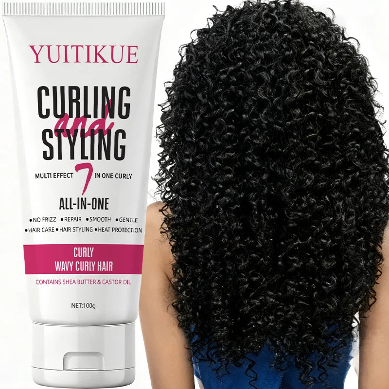 YUITIKUE 7-in-1 Curling Cream 100g - Defines Curls