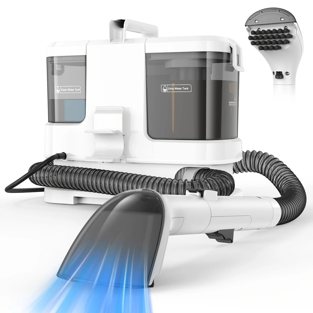 Lubluelu V2 Portable Carpet Upholstery Spot Cleaner 3-in-1 Spray Brush Vacuum