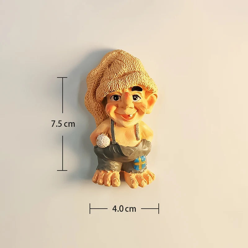Sweden Amorous Feelings Fridge Magnets Tourist Souvenirs Crafts Refrigerator magnet Decoration Articles Handicraft Gifts