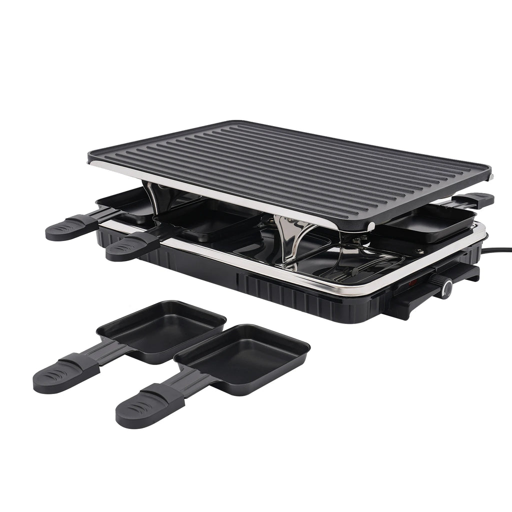 220-240V Table Grill,Electric Grill,Non-Stick Electric Barbecue Grill,1 Large + 8 Small Trays,for Barbecues,Parties,Decks