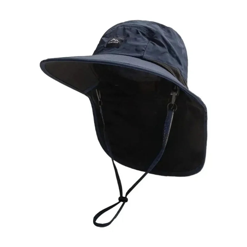 Hot Sale Unisex Windproof Quick-Dry Fisherman Hat, UV Sun Protection with Neck Flap for Outdoor Fishing Hiking Camping Travel