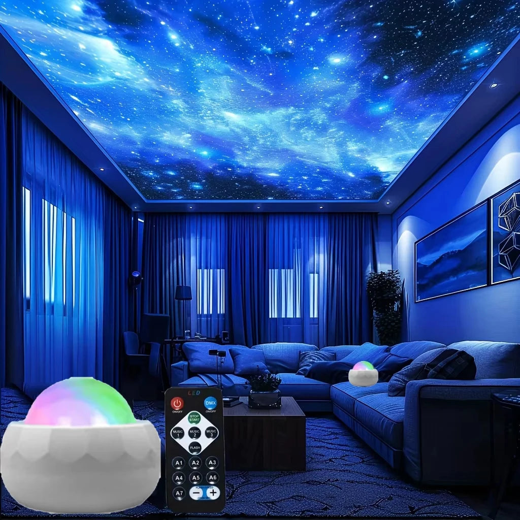 LED Atmosphere Night Light 7 Modes  Starry Sky Projector USB