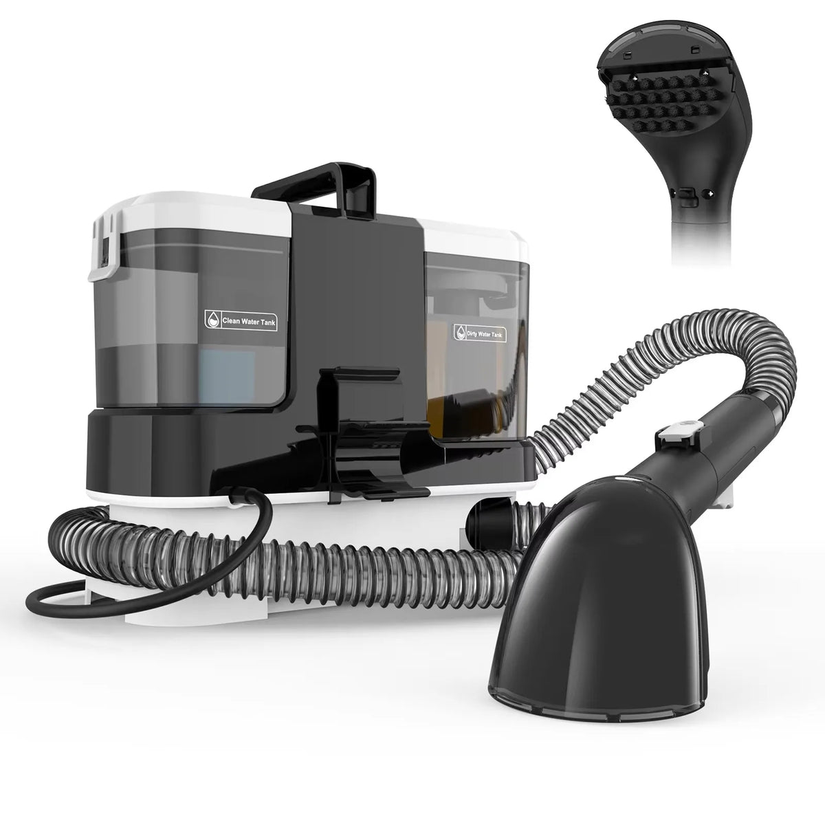 Lubluelu V2 Portable Carpet Upholstery Spot Cleaner 3-in-1 Spray Brush Vacuum