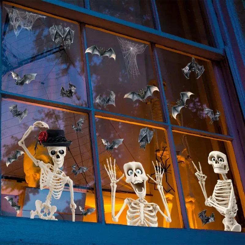 Halloween Window stickers, Skeleton stickers