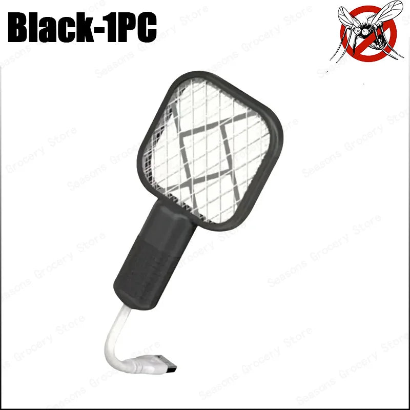 USB Mosquito Swatter Trap Electric Shock Mini Fly Bug Zapper