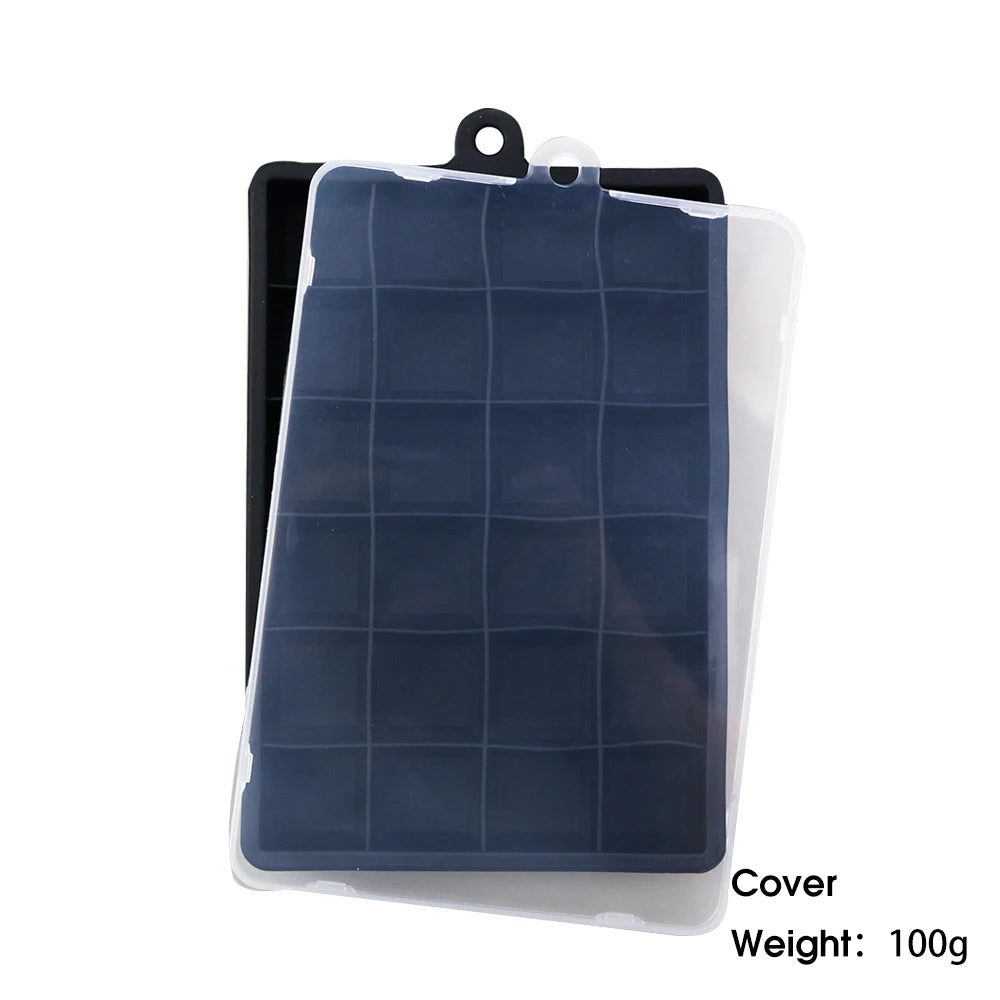 With Lid / No Lid 24-Hole Silicone Ice Tray Square Box Auxiliary