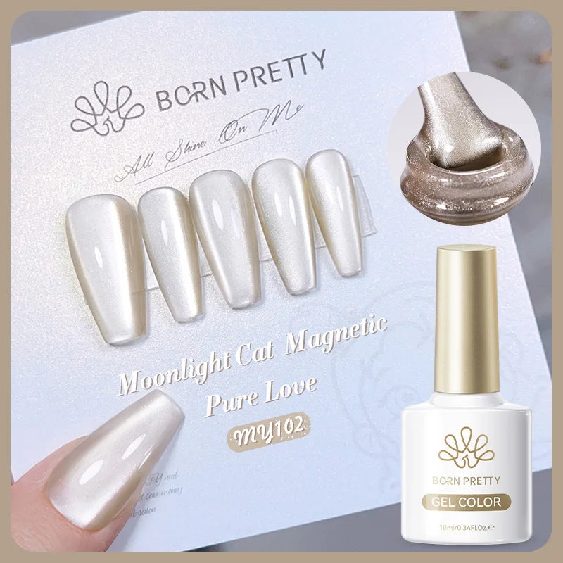BORN PRETTY 117 Colors Cat Magnetic Gel Nail Polish 10ml