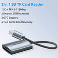 Vention SD 4.0 Card Reader 312Mbps USB 3.0 Type C to SD Micro