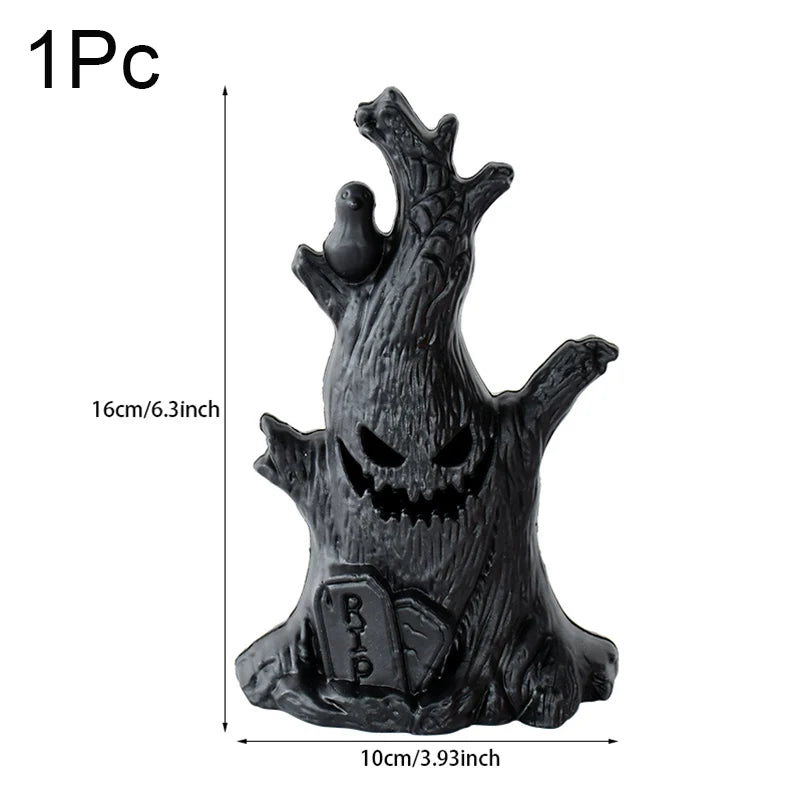 3/1pcs Halloween Led Ghost Tree Glow Lights Horror