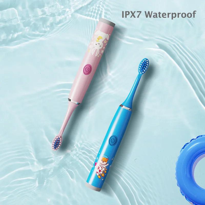 USB Sonic Child Electric Toothbrush Rechargeable Colorful