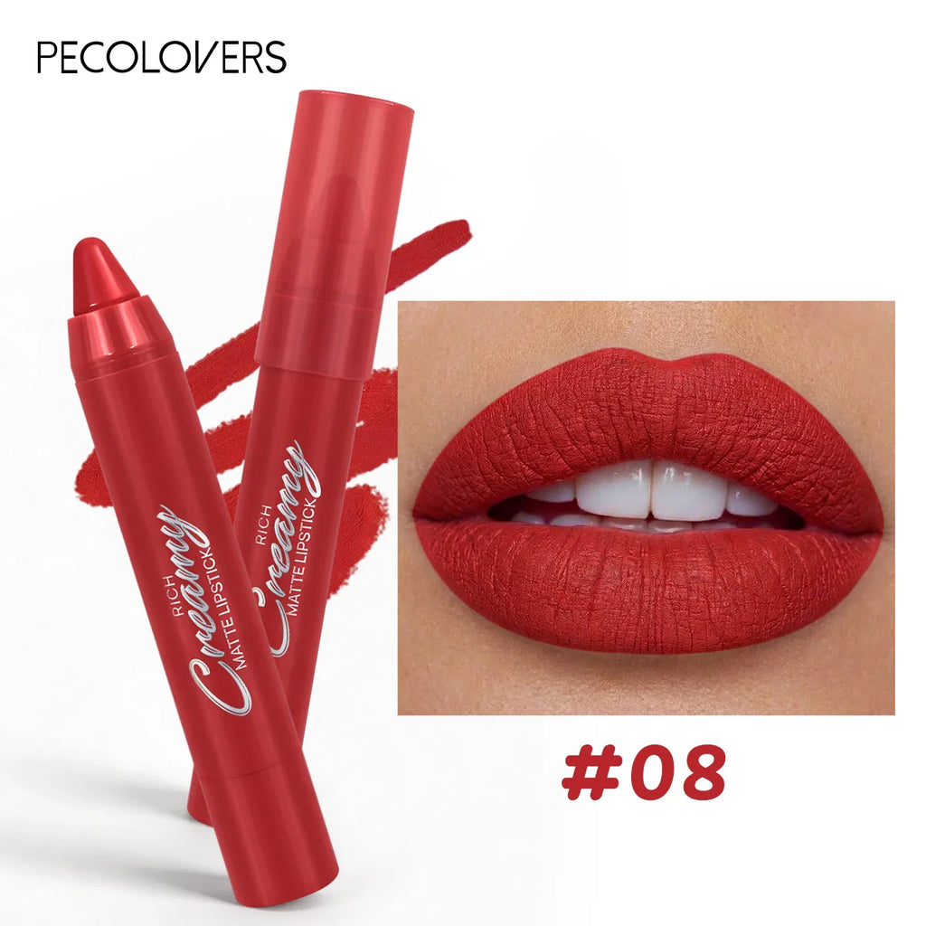 6PCS/SET Creamy Matte Lipstick Kit, 6 Versatile