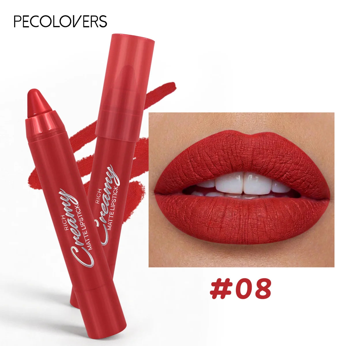 6PCS/SET Creamy Matte Lipstick Kit, 6 Versatile