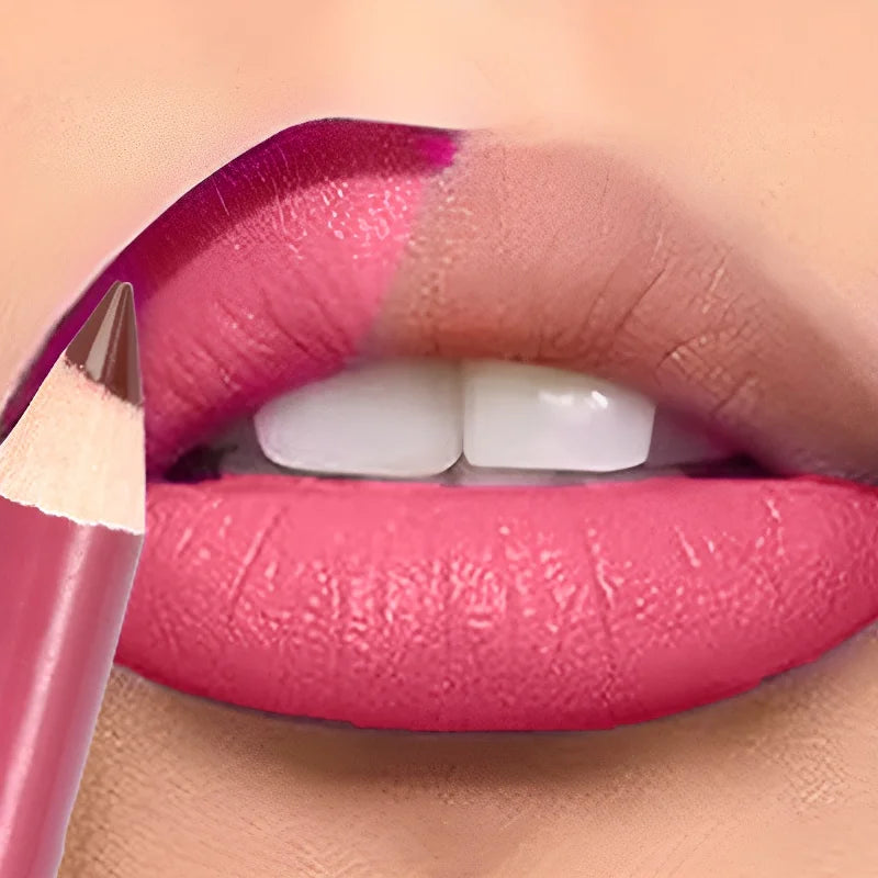 Dark Brown Waterproof Lip Liner Matte Long Lasting 28 Colors