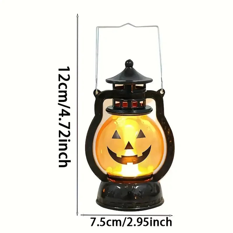 Halloween Pumpkin Ghost Face Lamp Portable Skull Decoration