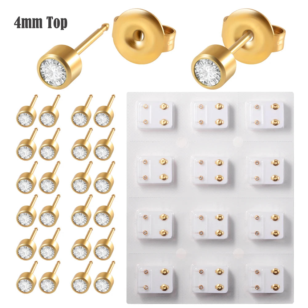 Professional Ear Piercing Gun Tool Set Steel Stud Earrings Safe