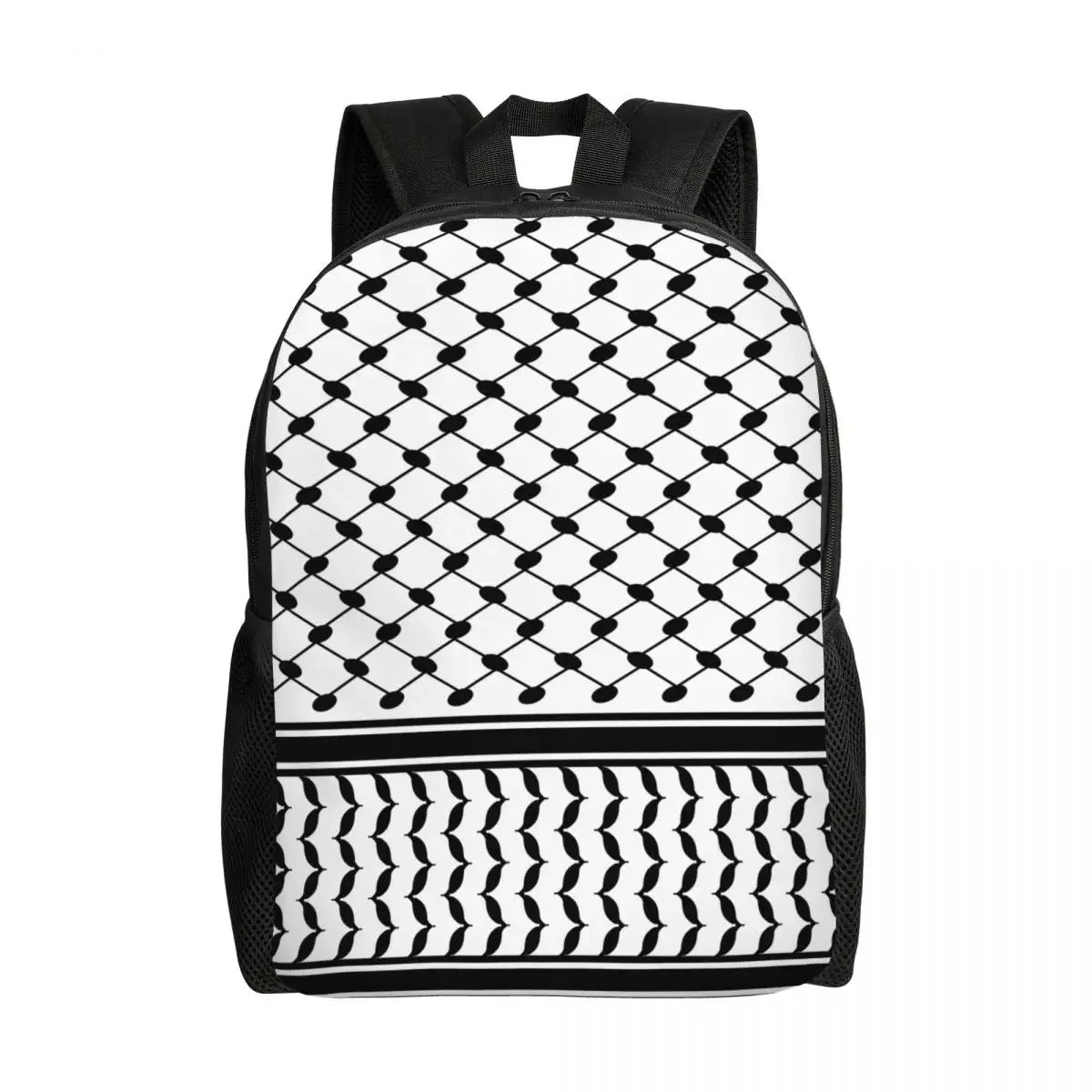 Palestinians Keffiyeh Pattern Backpack for Women Men Waterproof College School Tradition Bag Print Bookbags