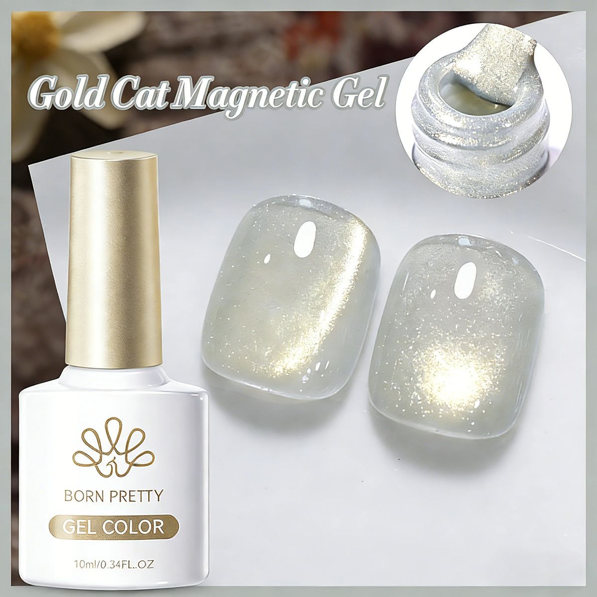 BORN PRETTY 117 Colors Cat Magnetic Gel Nail Polish 10ml