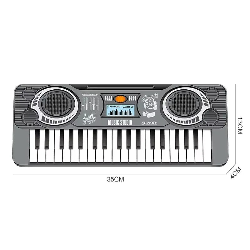 37/61-Key Digital Piano Keyboard for Kids – Portable Music Toy, Beginner Learning Instrument, Educational Gift for Boys Girls