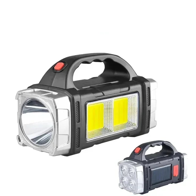 USB Rechargeable LED COB Flashlight Waterproof Portable