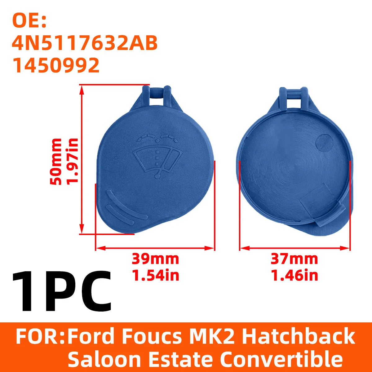 YONGRUN 1/2/5/10pcs Windshield Cleaning Fluid Storage Tank Bottle Cap Collection